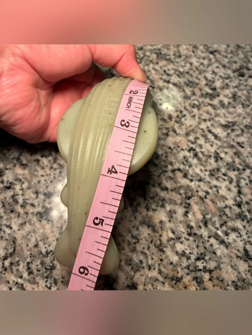 Bark Box Large Fish Green Tough Chopper Chew Toy